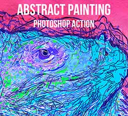 PS动作－抽象绘画：Abstract Painting Photoshop Action